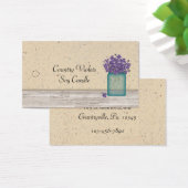 Balise de blocage Mason bleu Jar Violets (Bureau)