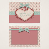 Balise de cadeau I Love Jacquard (Devant & derrière)