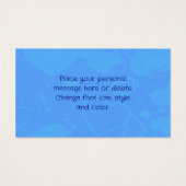 Balise de carte cadeau personnalisée de l'ours de  (Dos)