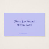 Balise de carte cadeau personnalisée Iris Floral D (Dos)