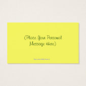 Balise de carte cadeau personnalisée pour les libe (Dos)