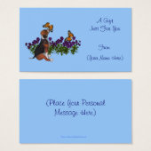 Balise de carte cadeau personnalisée pour les papi (Devant & derrière)