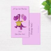 Balise de carte cadeau personnalisée Purple Dragon (Bureau)