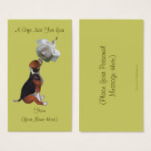 Balise de carte cadeau personnalisée Rose blanche  (Devant & derrière)