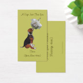 Balise de carte cadeau personnalisée Rose blanche  (Bureau)