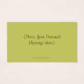 Balise de carte cadeau personnalisée Rose blanche  (Dos)