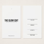 BALISE DE DÉTAIL DE L'EXTENSION DES CHEVEUX (Devant & derrière)