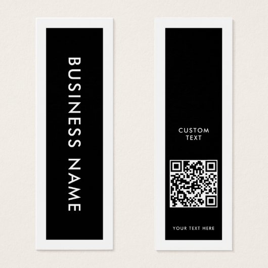 Balise de Étiquette de Hang du code QR moderne (Devant & derrière)