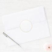 Balise de étiquette de joint rond blanc blanc (Enveloppe)