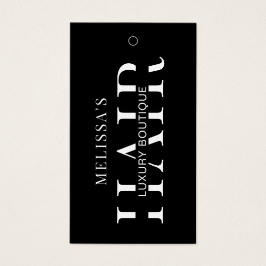 Balise de Étiquette de taille minimale des extensi (Devant)