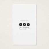 Balise de Étiquette du logo commercial (Dos)