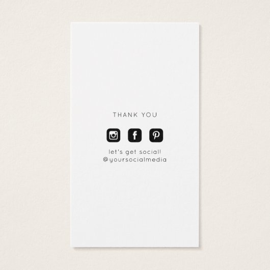 Balise de Étiquette du logo commercial (Dos)