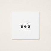 Balise de Étiquette du logo commercial (Dos)