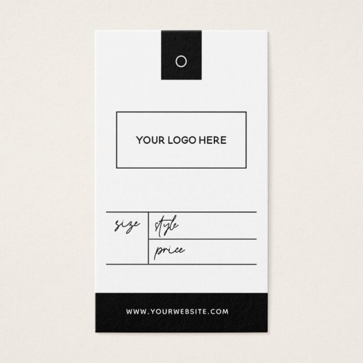 Balise de Étiquette du logo commercial (Devant)