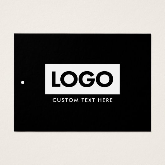 Balise de Étiquette du logo d'entreprise moderne (Devant)