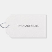 Balise de Étiquette du logo d'entreprise moderne (Dos (Horizontal))