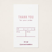 Balise de Étiquette Neutre Mulberry & Pink (Dos)