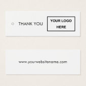 Balise de fermeture du logo Merci (Devant & derrière)