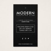 Balise de fermeture Étiquette du logo de l'entrepr (Dos)