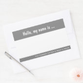 Balise de grand nom / Sticker de Badge pour l'évén (Enveloppe)