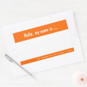 Balise de grand nom / Sticker de Badge pour l'évén (Enveloppe)