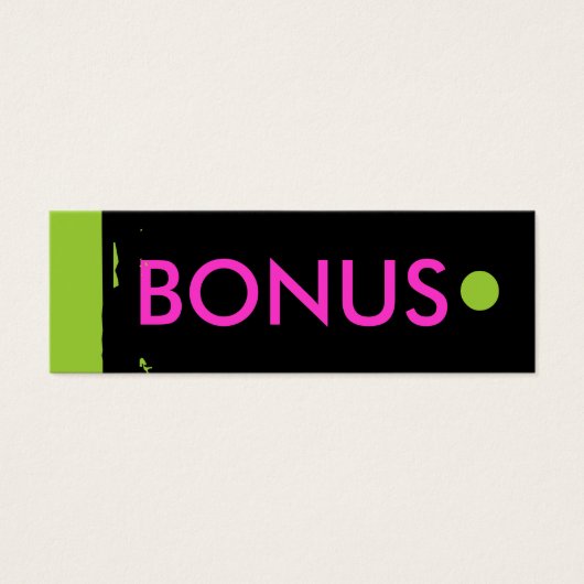 Balise de hachage "BONUS" (Devant)