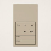 Balise de hachage de brosse d'or Faux Merci (Dos)