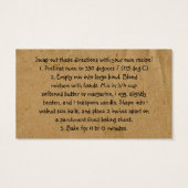 Balise de hachage de la recette de mélange de pot  (Dos)