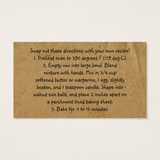 Balise de hachage de la recette de mélange de pot  (Dos)