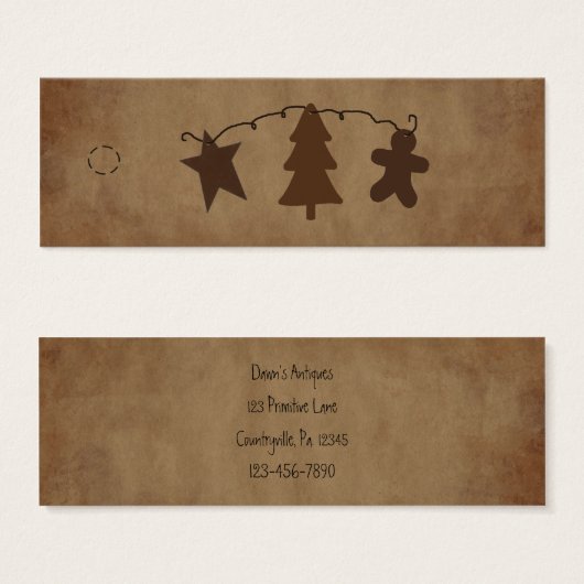 Balise de hachage ornementale primitive (Devant & derrière)