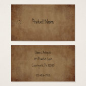 Balise de hachage papier primitive (Devant & derrière)