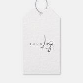 Balise de hang du Étiquette du logo d'entreprise (Dos)