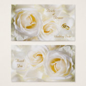 Balise de mariage Golden Dream Favor (Devant & derrière)