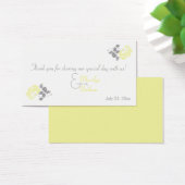 Balise de mariage jaune avec blanc et gris Favor (Bureau)