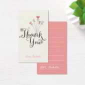 Balise de Merci de coeur de Whimsical do-it-yourse (Bureau)