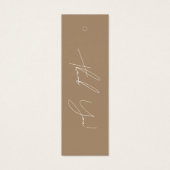 Balise de Merci de vêtements d'affaires neutres Ét (Devant)