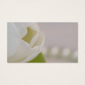 Balise de Merci Mariage blanc Tulip and Pearls (Dos)
