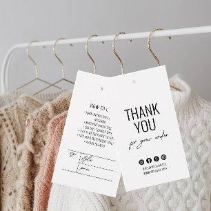 Balise de Merci minimaliste d'affaires Hang