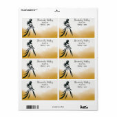 Balise de nom de Étiquette de l'Arrière - plan Abs (Feuille entière)