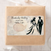 Balise de nom du Étiquette Arrière - plan Abstrait (En situation)