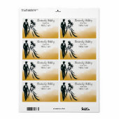 Balise de nom du Étiquette Arrière - plan Abstrait (Feuille entière)