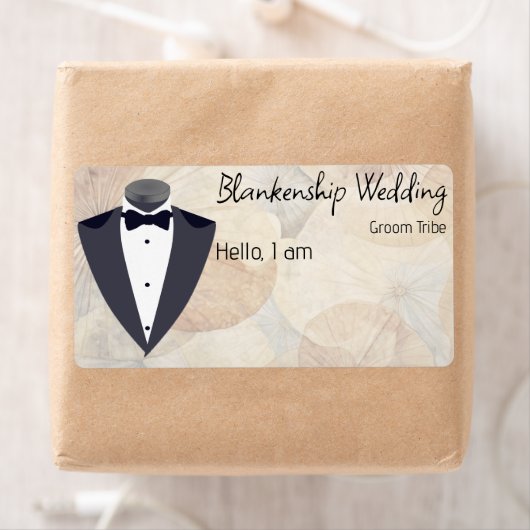 Balise de nom du Étiquette frontalier floral du gr (En situation)