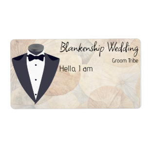 Balise de nom du Étiquette frontalier floral du gr