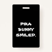 Balise de passe de badge de badge de légende Ensei (Dos)