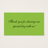 Balise de préférence Black, White, Lime Mariage da (Dos)