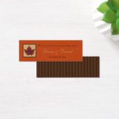 Balise de préférence Feuille d'automne Brown orang (Bureau)