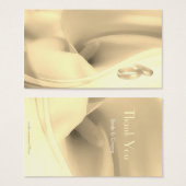 Balise de préférence Mariage Calla Lily (Devant & derrière)