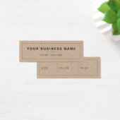 Balise de prix à la main de Kraft Shop (Bureau)