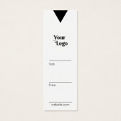 Balise de prix de l'habillement Merci d'affaires n (Devant)