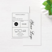 Balise de prix des vêtements logo (Bureau)